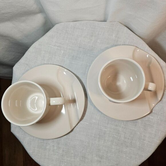 2 Sets Espresso Cups w Saucers Anno DE 1753 MOSA Nikolai Carels Rare! - Picture 5 of 5